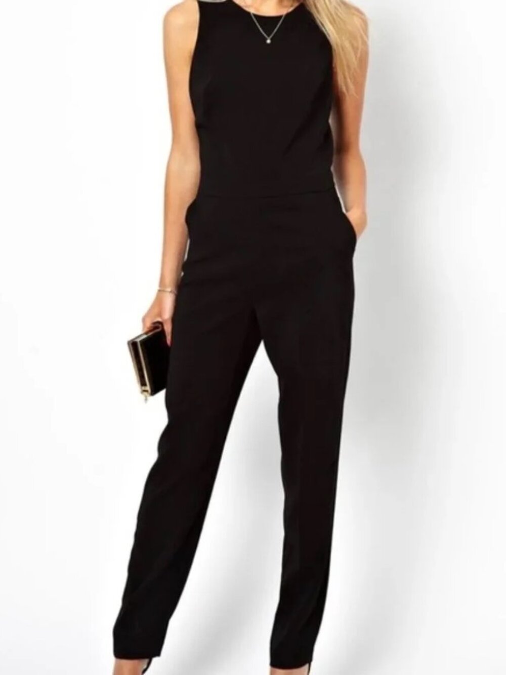 ASOS Black Jumpsuit - Size 10
